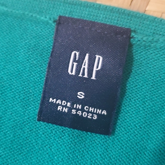 GAP green cardigan sweater - Picture 3 of 4